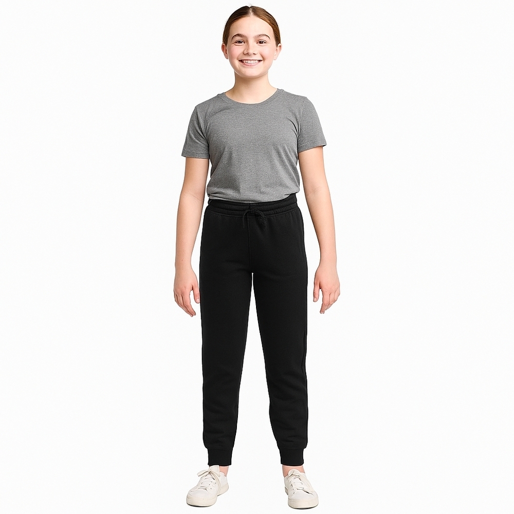 George Girls' Black Joggers Size Large 10/12